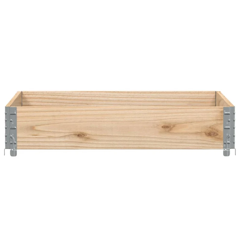 Jardinera De Madera Maciza De Pino 100x100 Cm