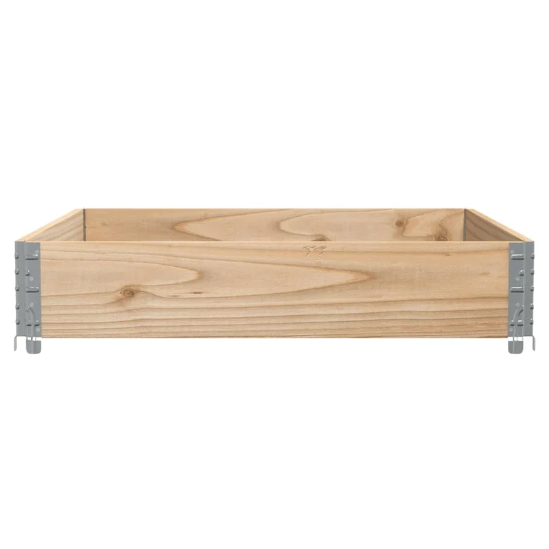Jardinera De Madera Maciza De Pino 100x100 Cm