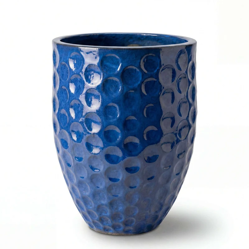 Pot MEROVEE 42x55cm bleu azur