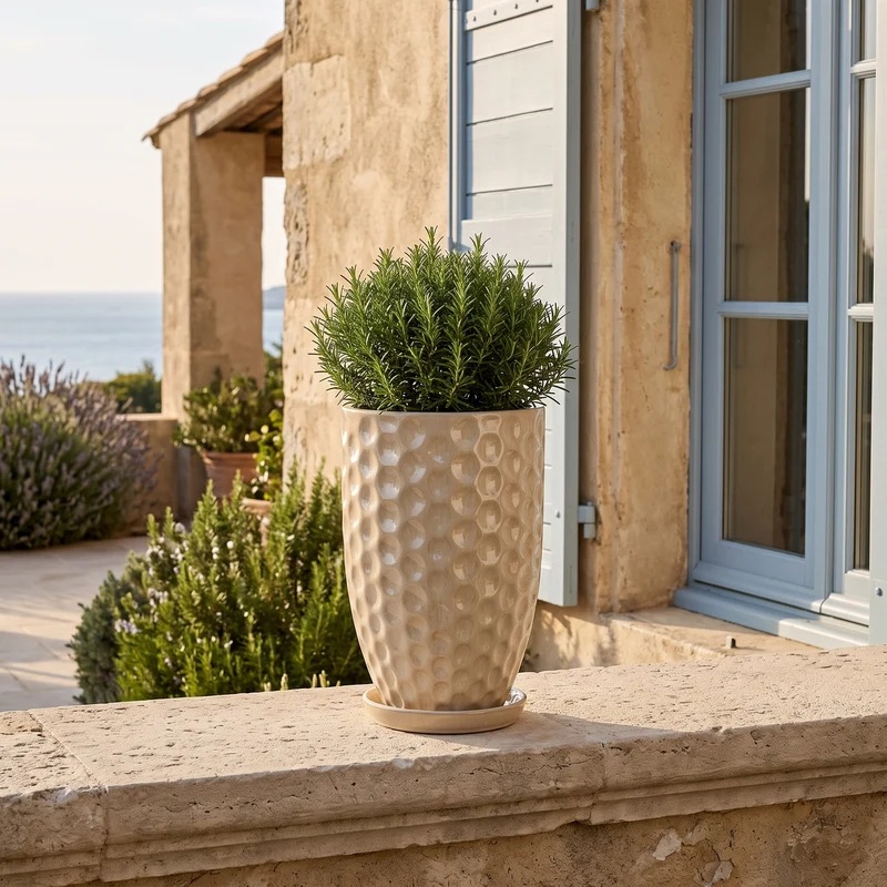 Pot MEROVEE 23x35cm perle