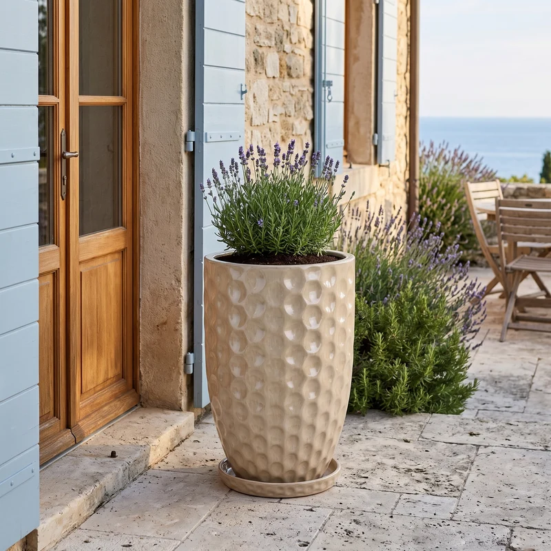 Pot MEROVEE 30x45cm perle