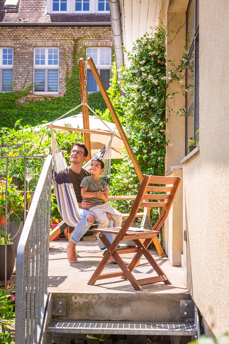 Silla colgante para jardín y terraza Domingo Sea - La Siesta