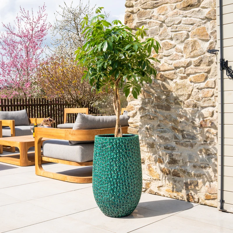 Pot PARIS 39x63cm vert sapin