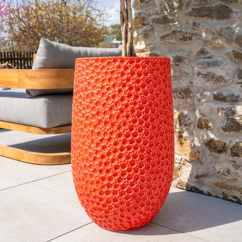 Pot PARIS 39x63cm rouge