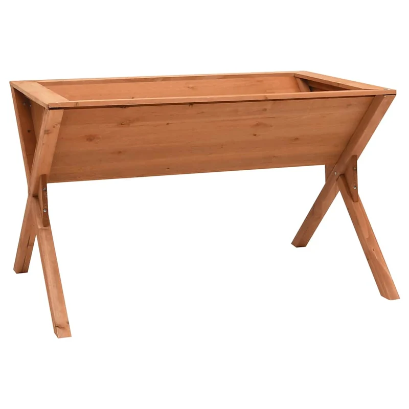 Jardinera De Madera De Abeto 90x55x56 Cm