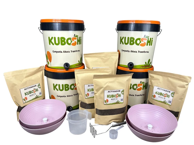 Kuboshi Pro: Pack De Compostaje Bokashi