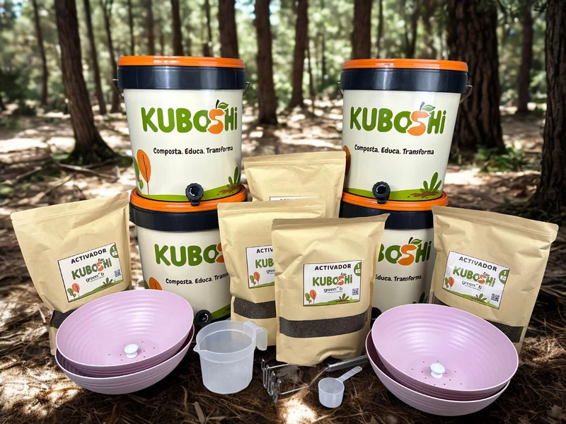 Kuboshi Pro: Pack De Compostaje Bokashi