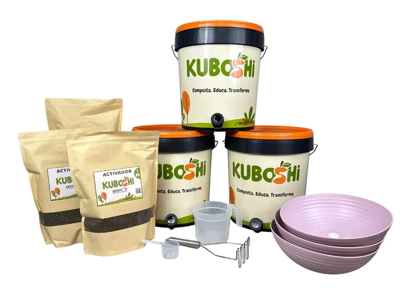Kuboshi Plus: Pack De Compostaje Bokashi