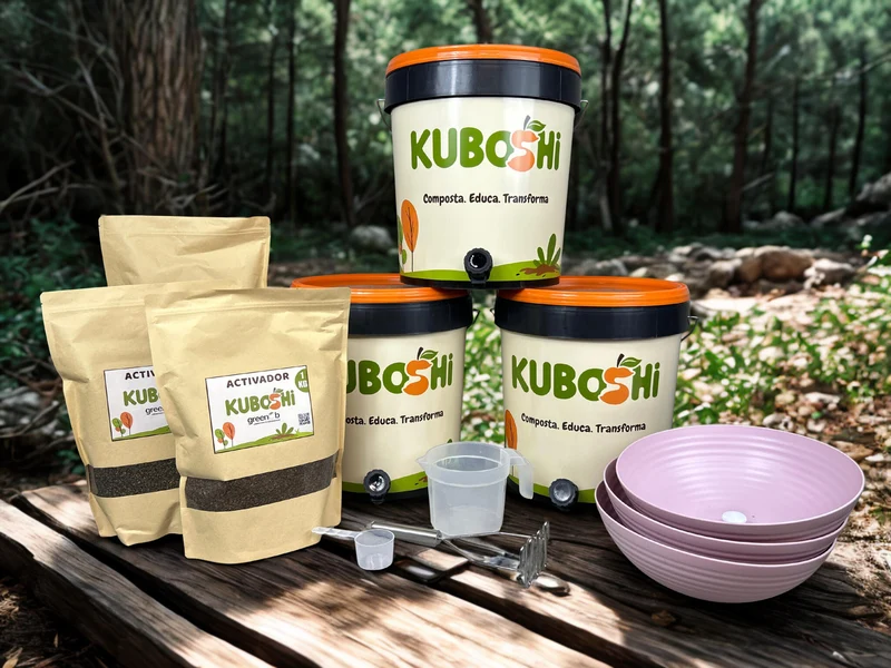 Kuboshi Plus: Pack De Compostaje Bokashi