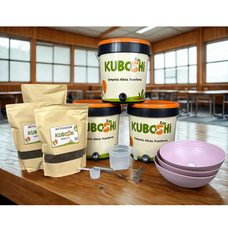 Kuboshi Plus: Pack De Compostaje Bokashi