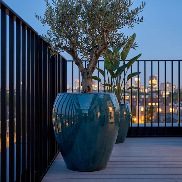 Pot LAFONTAINE2 67x68cm brume de jade