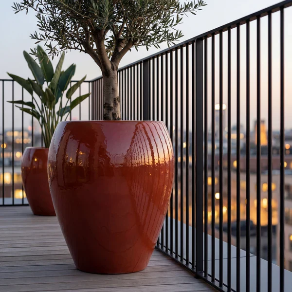 Pot LAFONTAINE2 67x68cm aurore