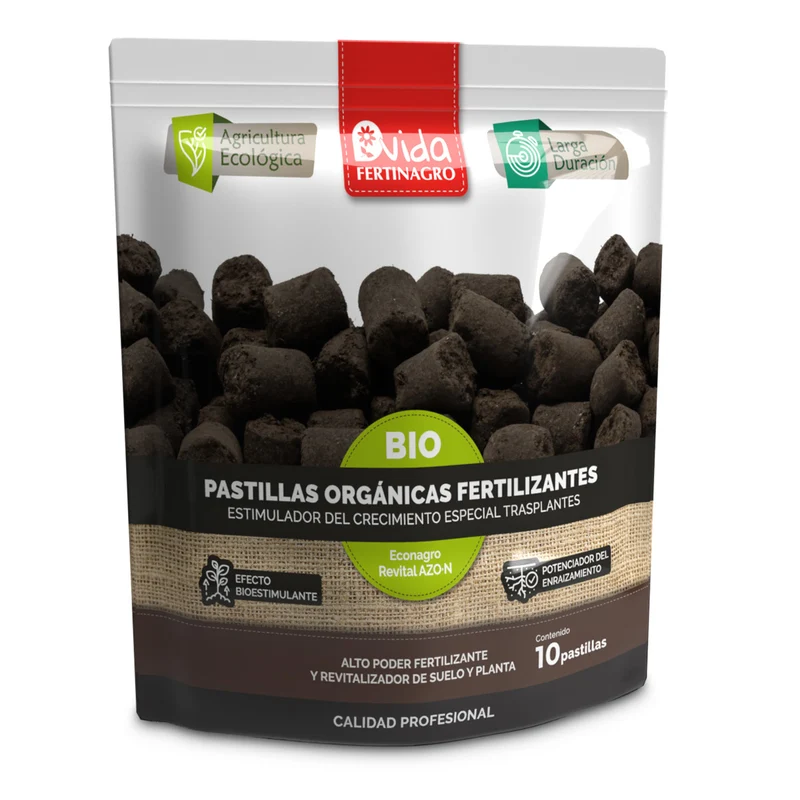 Pastillas orgánicas fertilizantes BIO Fertinagro 10 pastillas