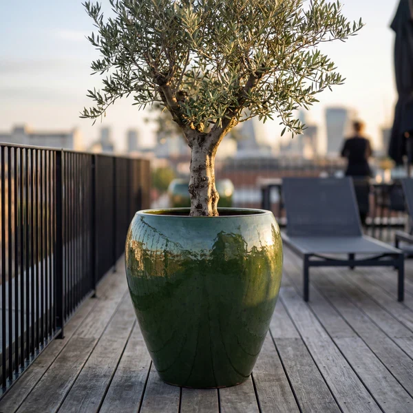 Pot LAFONTAINE2 50x52cm vert profond