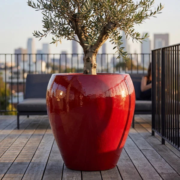 Pot LAFONTAINE2 67x68cm rouge