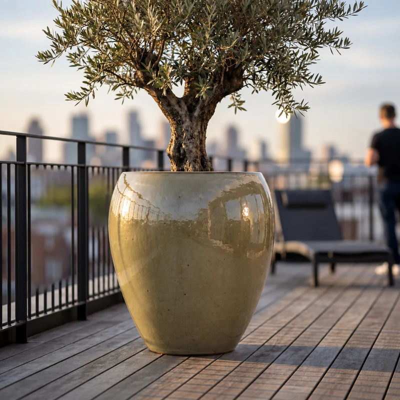 Pot LAFONTAINE2 67x68cm sunset