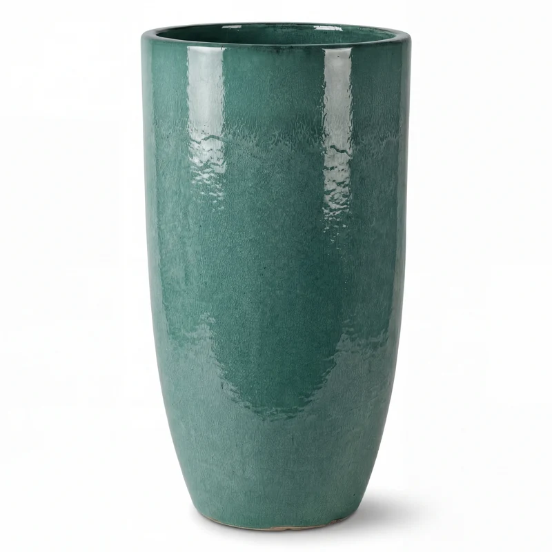 Pot EIFFEL 47x92cm brume de jade