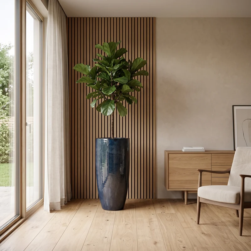 Pot EIFFEL 47x92cm saphir