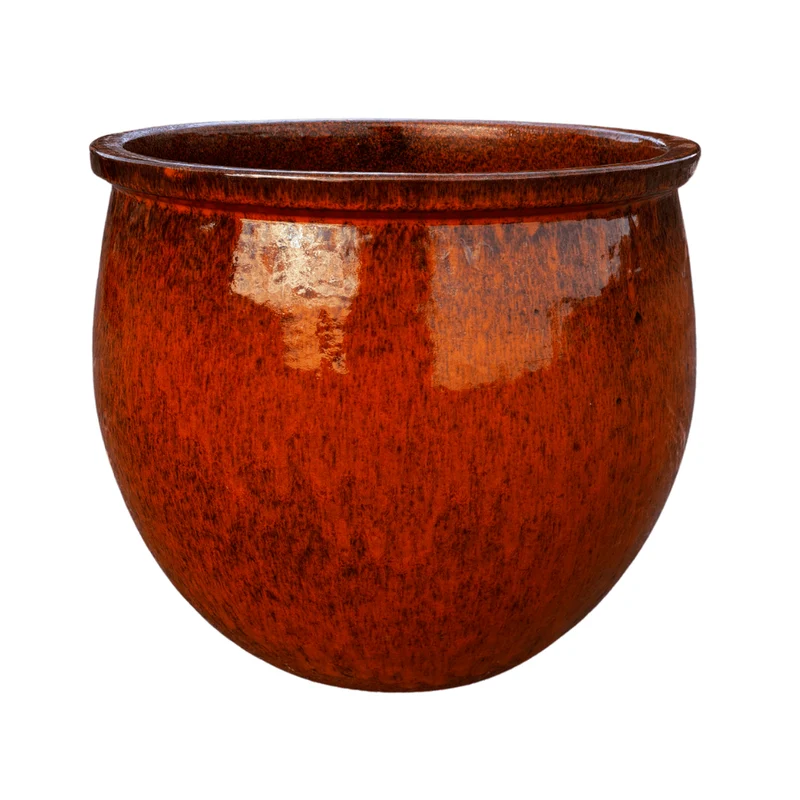 Pot NEWTON 55x46cm orange tropical