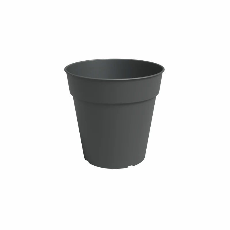 Artevasi Macetero Antracita Madagascar 30 Cm De Plástico Reciclado