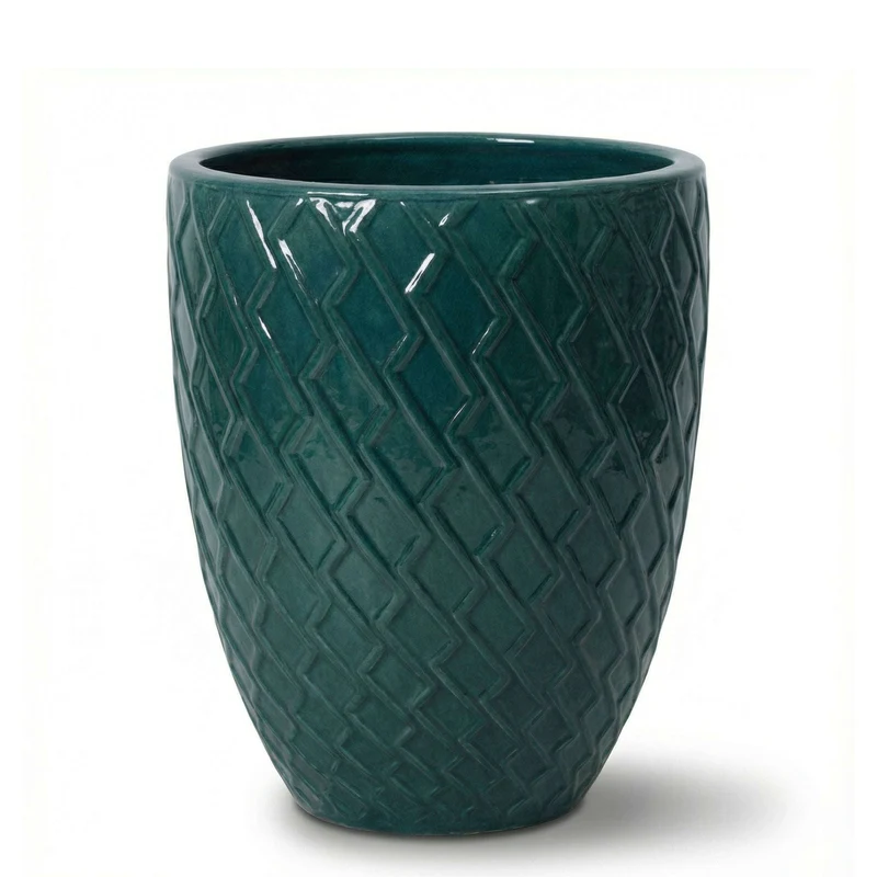 Pot ZEUS 32x40cm bleu pétrole