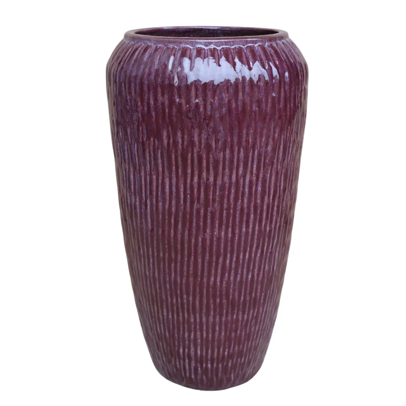 Pot POMPADOUR 36x69cm violet clair