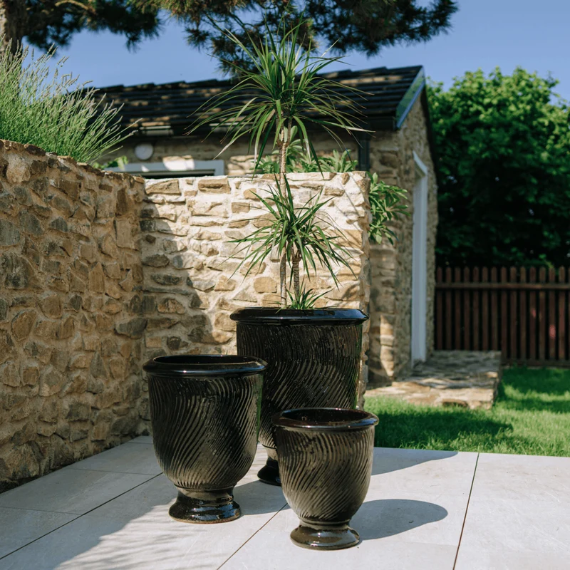 Pot MORGANE 32x39cm noir