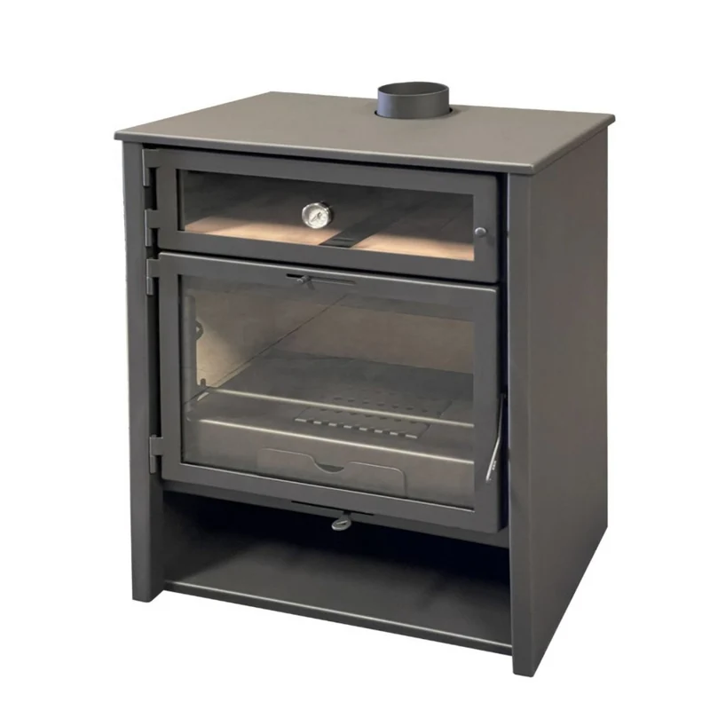 Estufa de leña modelo Zeux Horno 810