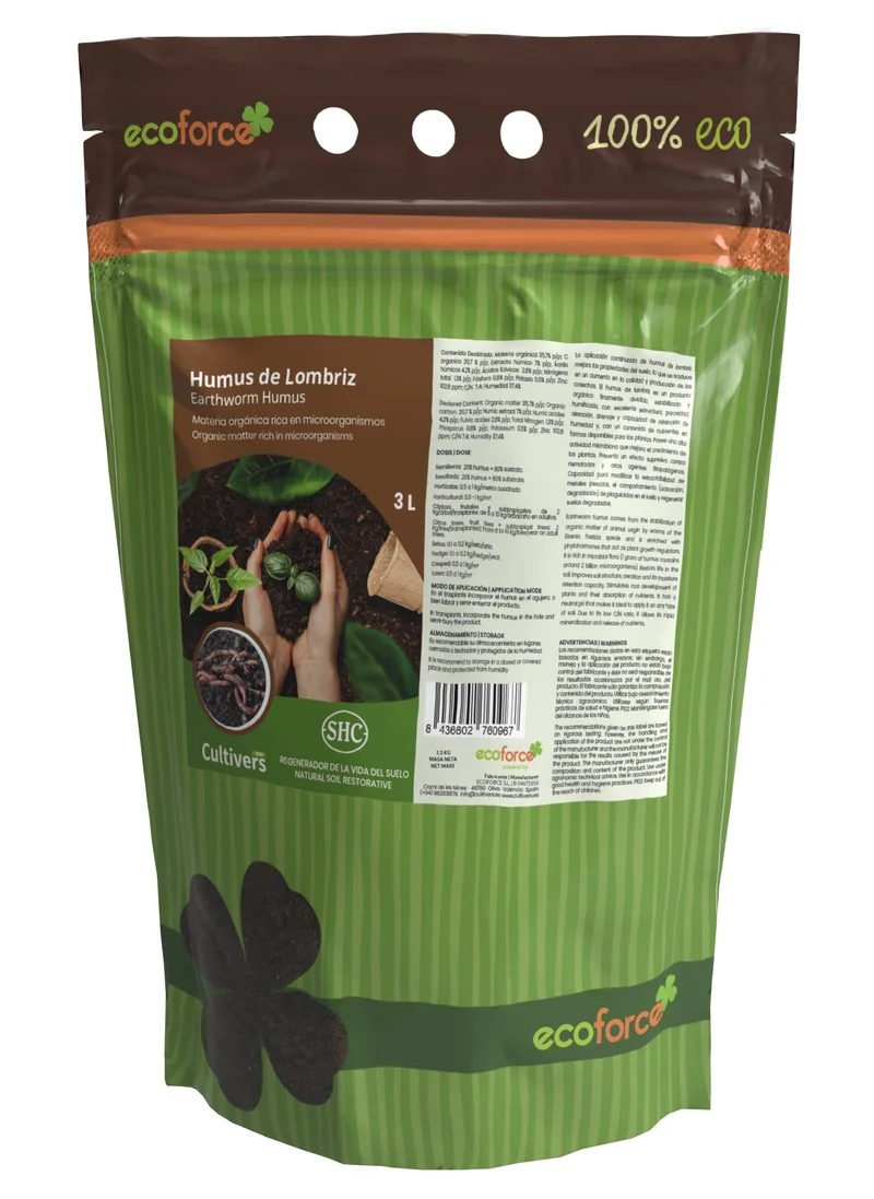 Humus De Lombriz Cultivers 12 L