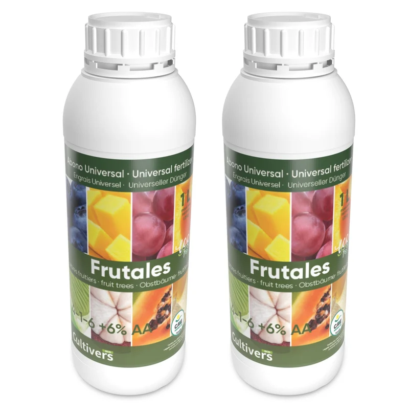 Abono Frutales Líquido Ecológico Cultivers 5 L