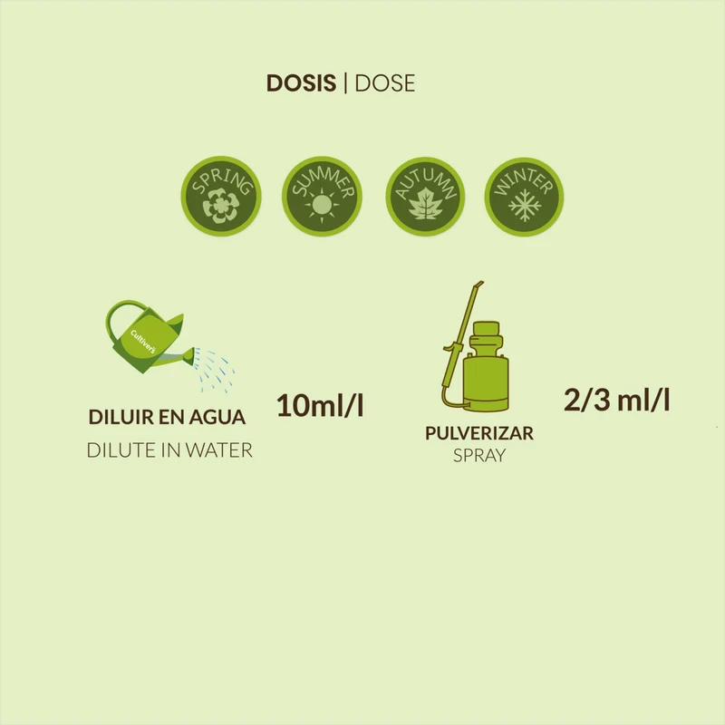 Fertilizante Plantas Universal Ecológico Cultivers 10 L