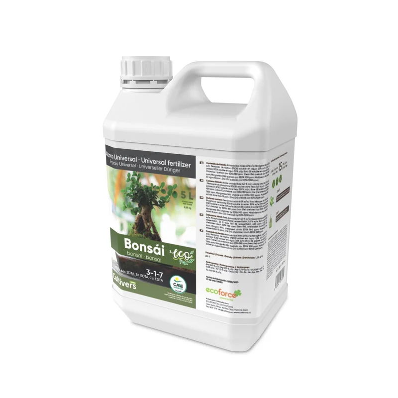 Abono Bonsái Líquido Ecológico Cultivers 5 L