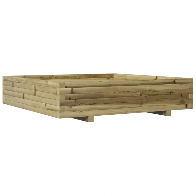Jardinera Madera De Pino Impregnada 110x110x26,5 Cm