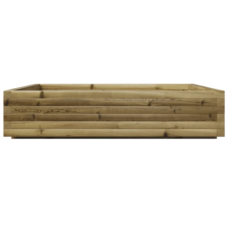 Jardinera Madera De Pino Impregnada 110x110x26,5 Cm