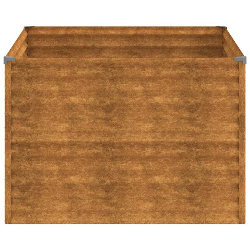 Jardinera De Acero Corten 100x100x69 Cm
