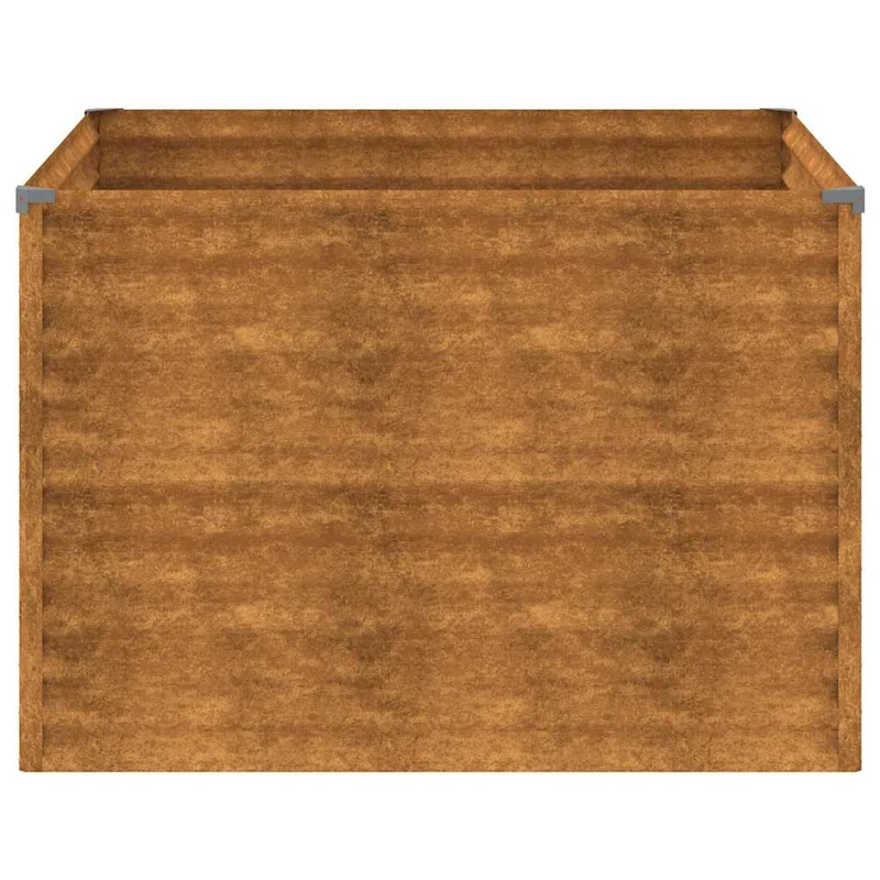 Jardinera De Acero Corten 100x100x69 Cm