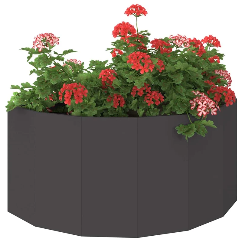Jardinera Negro 120 X 60 X 50 Cm Acero
