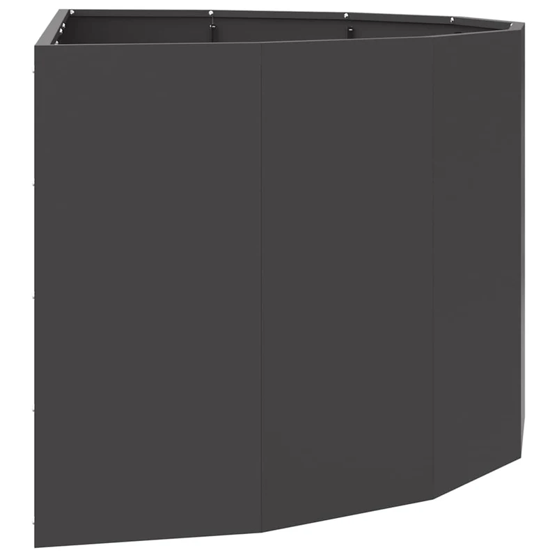 Jardinera Negro 120 X 60 X 50 Cm Acero