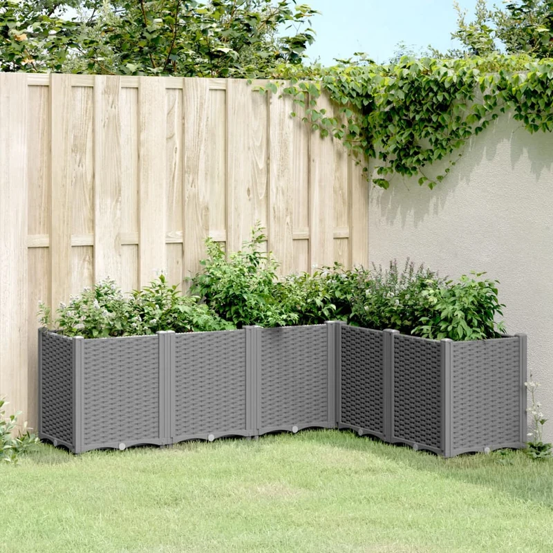 Jardinera Pp Gris Claro 160x120x53 Cm