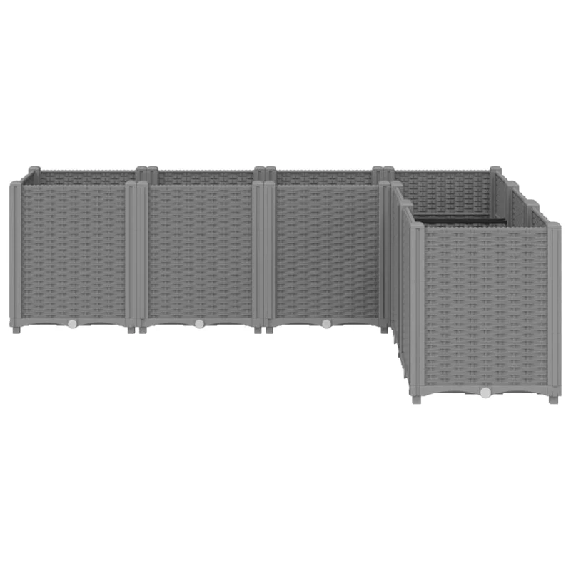 Jardinera Pp Gris Claro 160x120x53 Cm