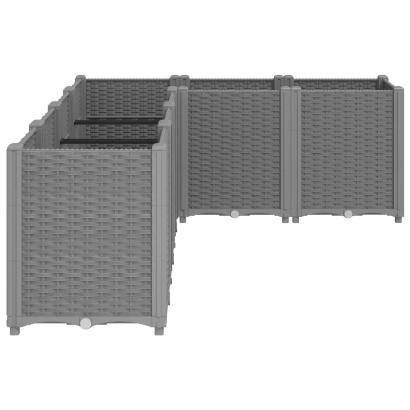 Jardinera Pp Gris Claro 160x120x53 Cm