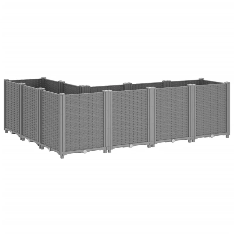 Jardinera Pp Gris Claro 160x120x53 Cm