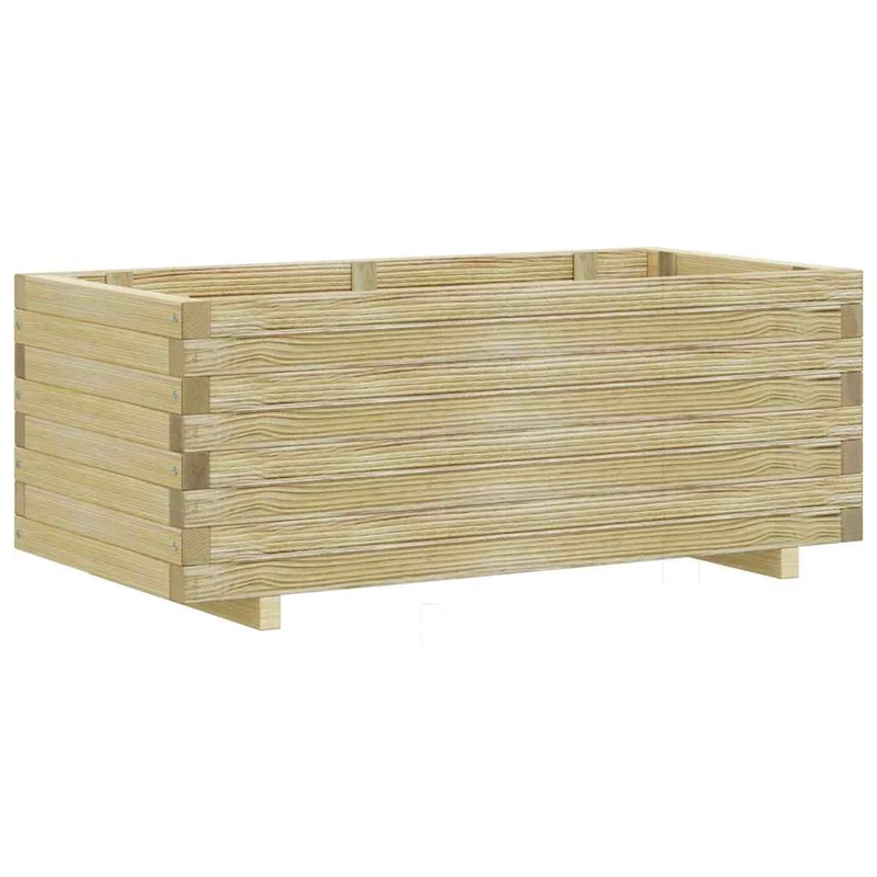 Arriate Elevado Rectangular Madera 100x50x40 Cm