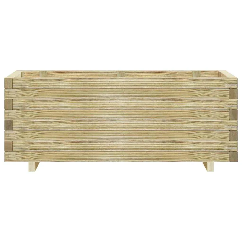 Arriate Elevado Rectangular Madera 100x50x40 Cm