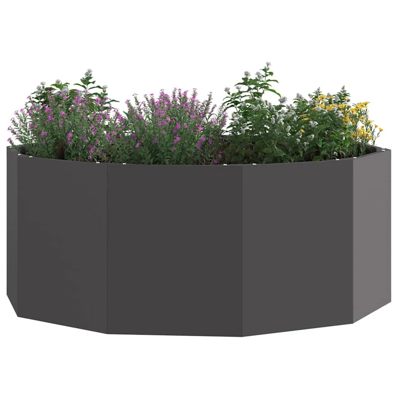 Jardinera Negro 90 X 90 X 35 Cm Acero