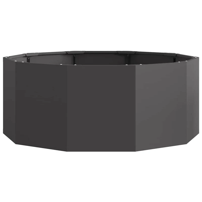 Jardinera Negro 90 X 90 X 35 Cm Acero