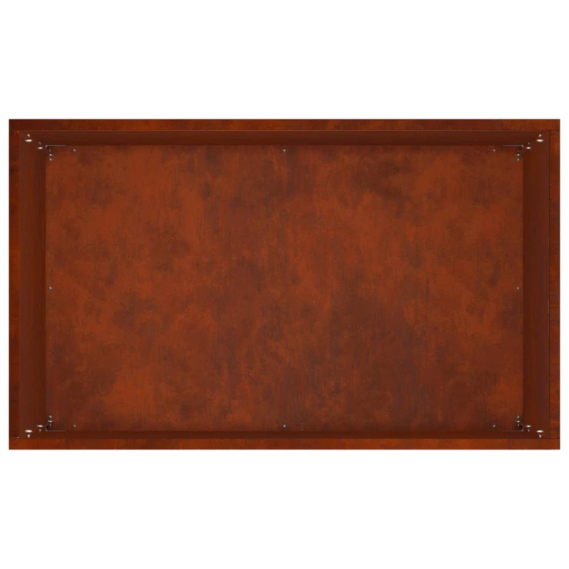 Macetero De Jardín Oxidado 50 X 40 X 75 Cm Acero Oxidado