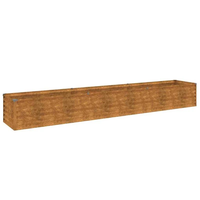 Jardinera Elevada 291x50x36 Cm De Acero Corten