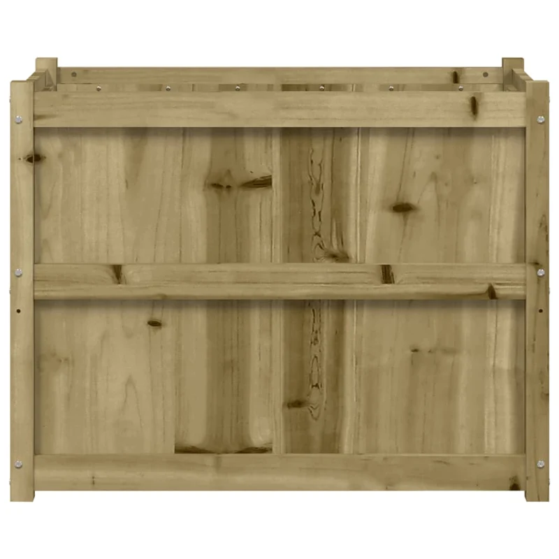 Jardinera De Madera De Pino Impregnada 90x50x70 Cm