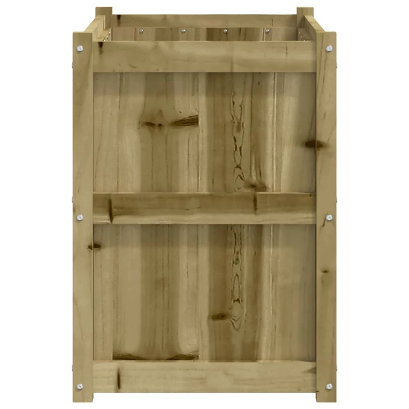 Jardinera De Madera De Pino Impregnada 90x50x70 Cm